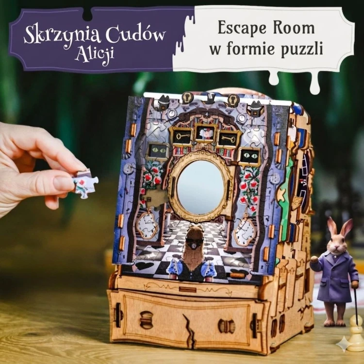 Wonderbox of Alice – detale mechaniczne i puzzle 3D