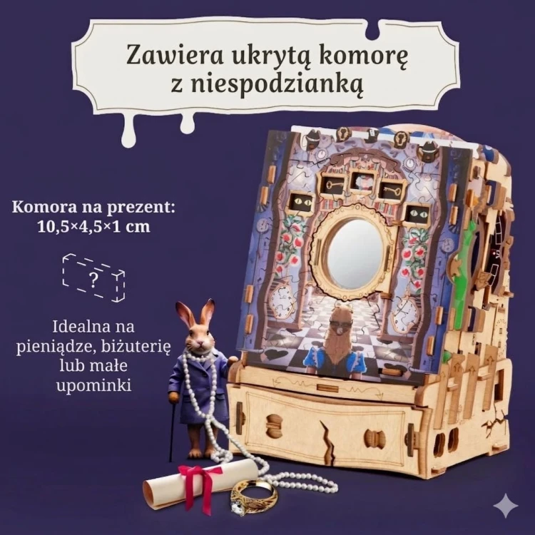 Wonderbox of Alice – kreatywne opakowanie na prezent lub pieniądze