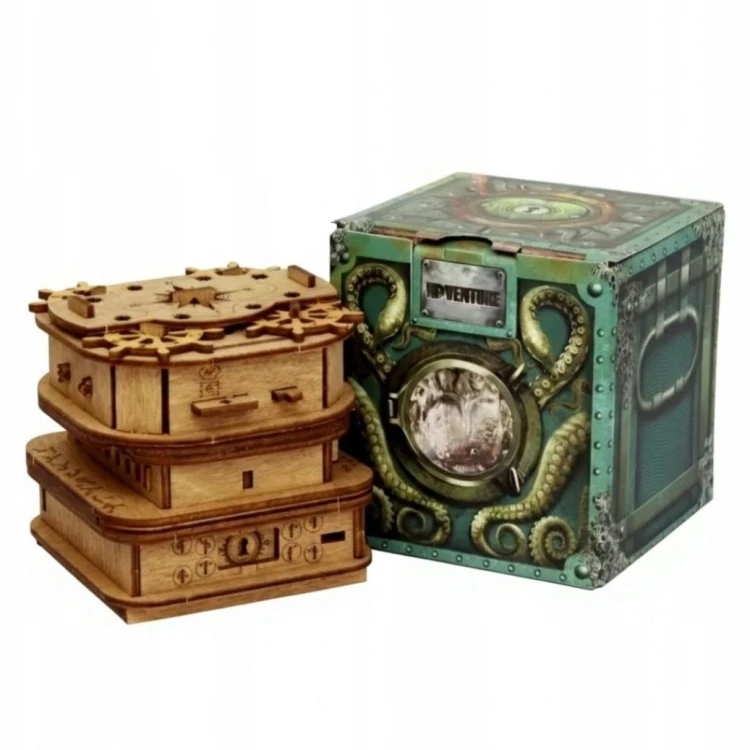 ​Zestaw Cluebox Davy Jones Locker – oryginalne opakowanie i puzzle