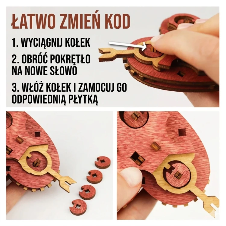 Zbliżenie na detale i mechanizm kół zębatych w Sercu Blaszanego Drwala – precyzyjne cięcie laserowe.