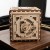 Drewniany model mechaniczny Ugears Sejf z zamkiem szyfrowym