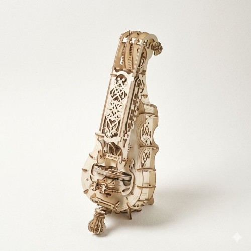 Grający instrument muzyczny z drewna do składania Ugears
