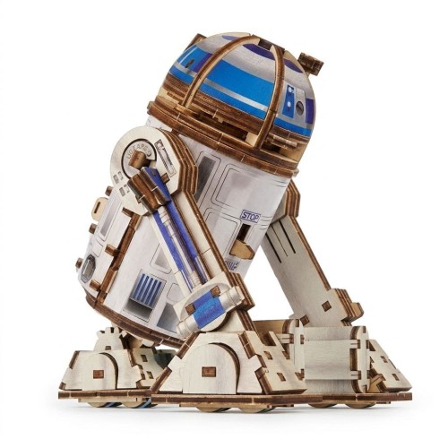 Puzzle 3D z drewna droid R2-D2 Gwiezdne Wojny