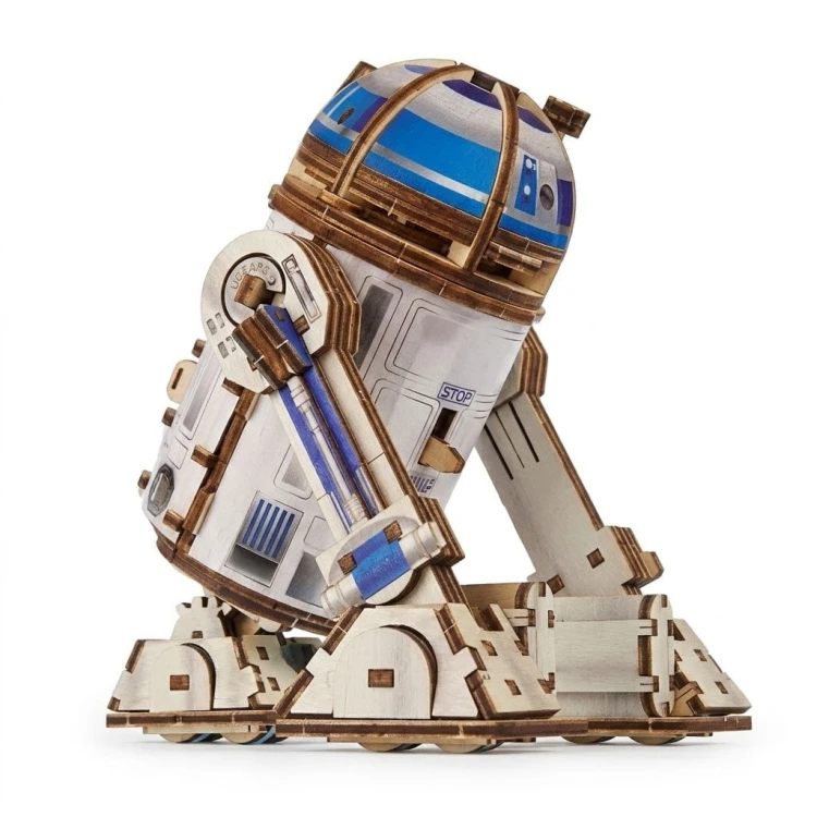 Puzzle 3D z drewna droid R2-D2 Gwiezdne Wojny