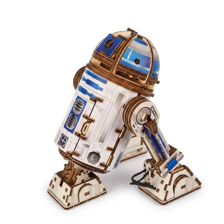Puzzle 3D z drewna droid R2-D2 Gwiezdne Wojny