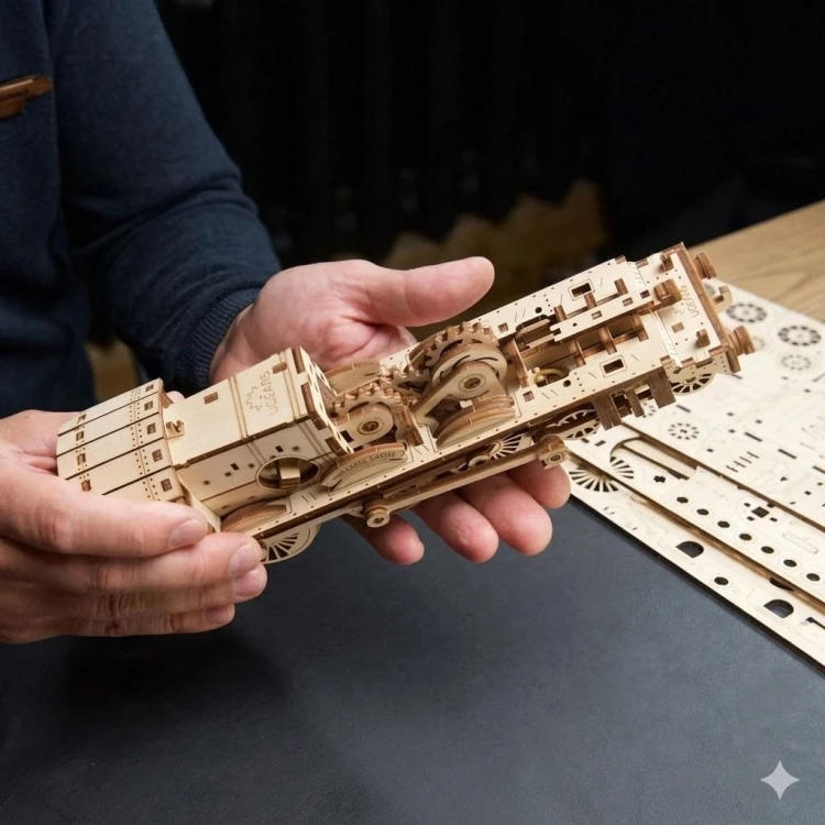 Mechaniczne puzzle 3D pociąg Harry Potter