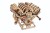Ekologiczne drewniane puzzle 3D silnik spalinowy V8 oryginalny prezent