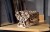 Ekologiczne drewniane puzzle 3D silnik spalinowy V8 oryginalny prezent